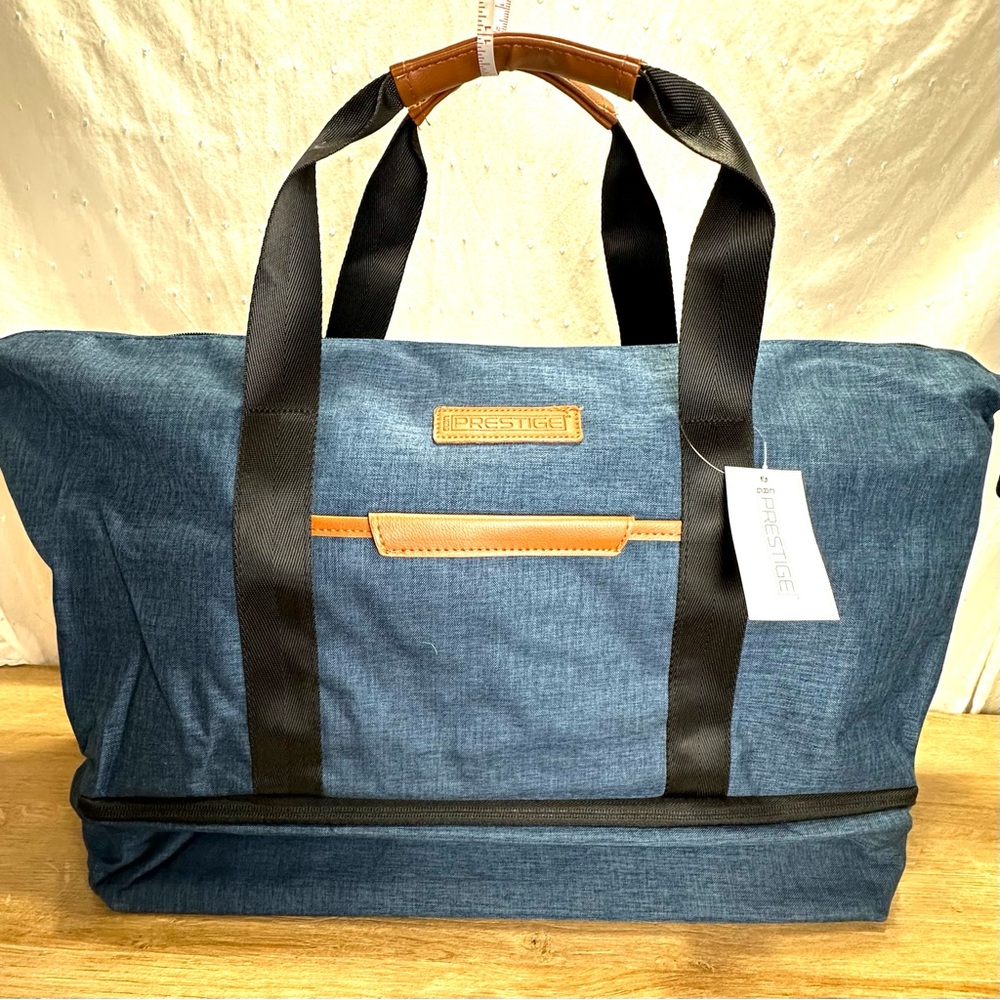 NWT Prestige Bottom‎ Drop Tote Weekender Overnighter Travel